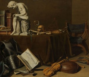 Vanitas con el Spinario de Pieter Claesz